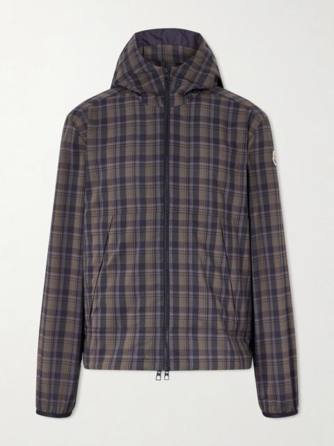 Moncler Natisone Checked Shell Jacket