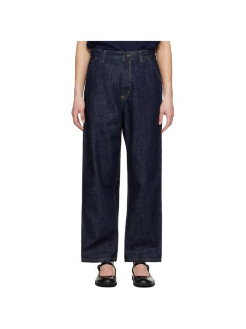 Carhartt Navy Brandon Single Knee Jeans