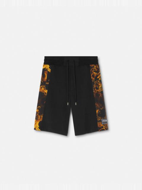 VERSACE JEANS COUTURE Watercolor Couture Sweatshorts