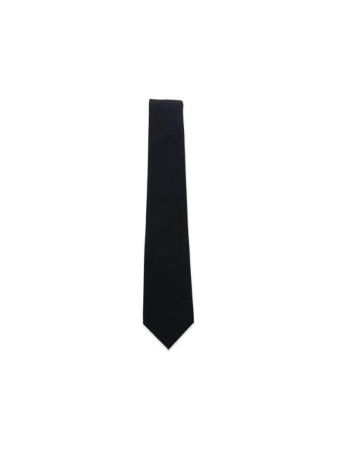 EMPORIO ARMANI logo-embroidered pointed tie