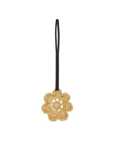 Jil Sander flower bag charm