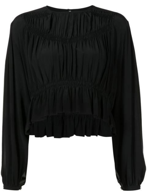 Isabel Marant Nelino pleated silk blouse