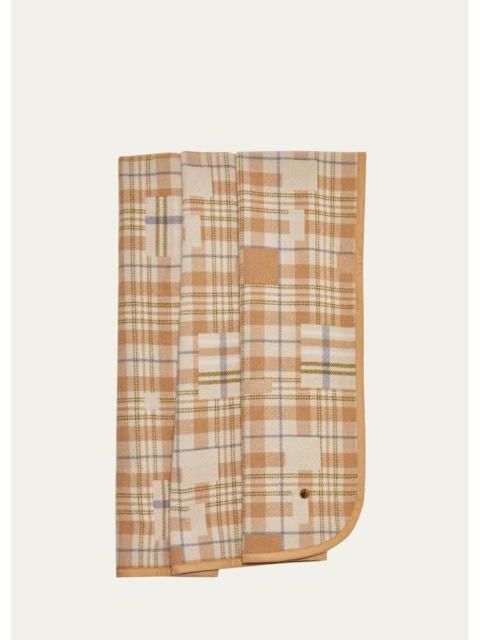 God’s True Cashmere x Nick Fouquet Patchwork Tartan Cashmere Blanket
