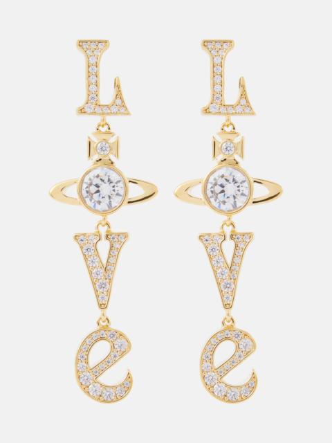 Roderica crystal-embellished earrings