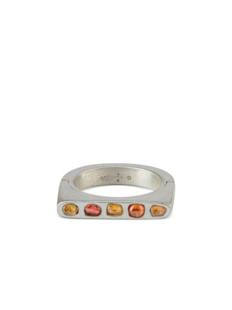 Parts of Four Sistema sapphire ring