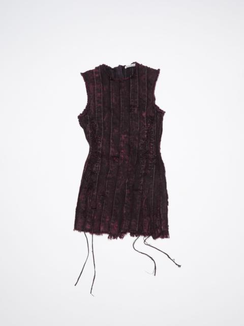 Acne Studios Denim dress - Black/wine red