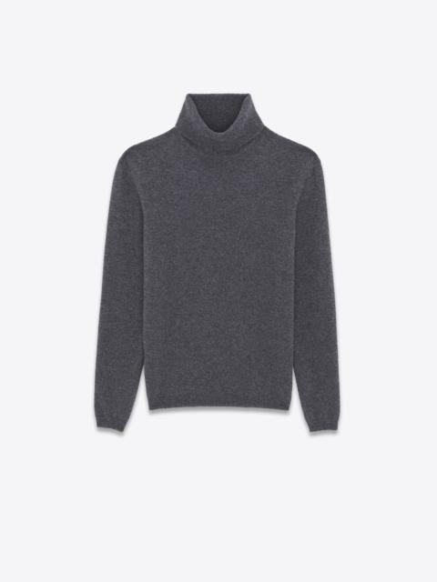 SAINT LAURENT turtleneck sweater in cashmere