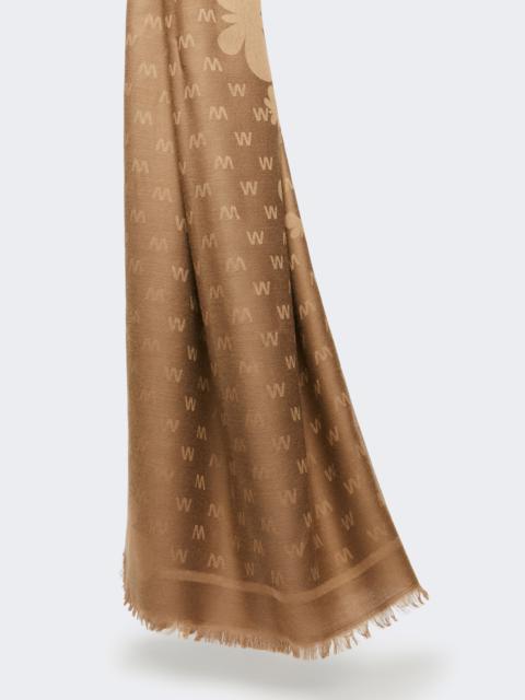 WEEKEND Max Mara DIRE Jacquard-knit viscose and wool shawl
