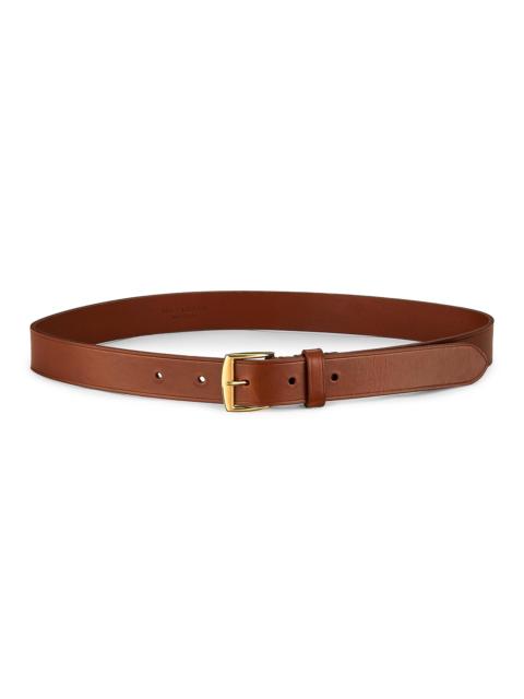 NILI LOTAN Women's Sloane Croc-Embossed Leather Belt - Cognac