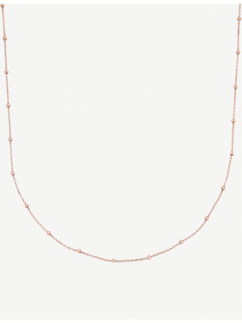 MONICA VINADER 18ct rose-gold vermeil chain necklace