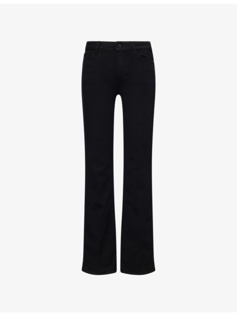 PAIGE "Manhattan 32"" Bootcut High-Rise Denim Jeans"