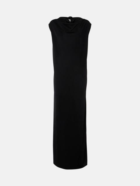 Tie-detail midi dress