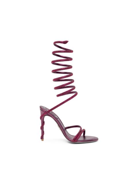 RENE CAOVILLA embellished spiral sandals