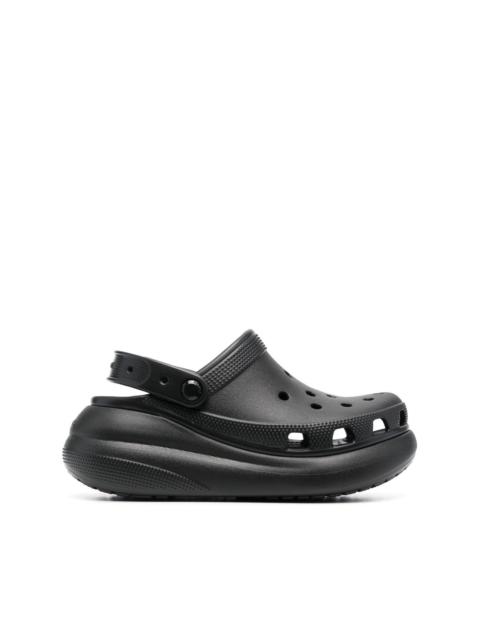 crocs double-platform slingback slides