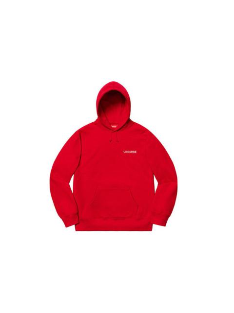 Supreme 1-800 Hooded Sweatshirt 'Red' SUP-FW19-614
