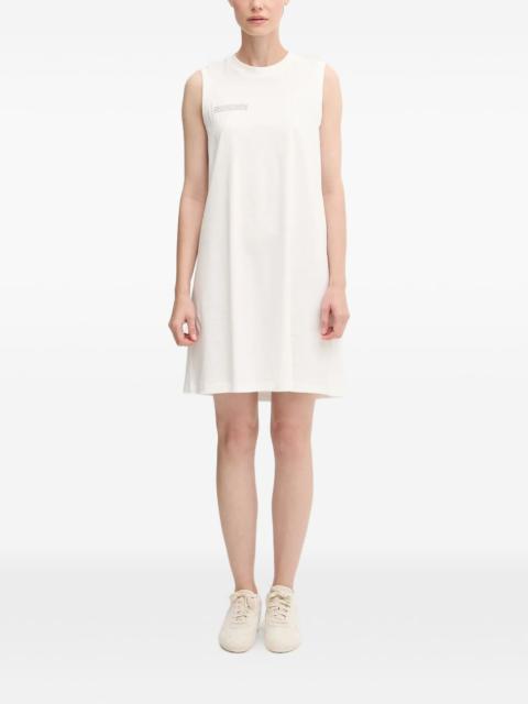 PANGAIA lettering-print mini dress