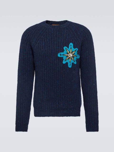 Alanui Rib-knit wool-blend sweater