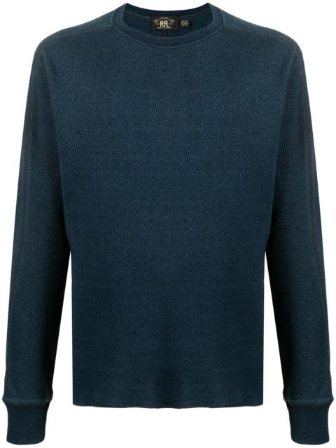 RRL by Ralph Lauren CTN IND YD JACQUARD-CREWNECK-LONG SLEEVE-KNIT