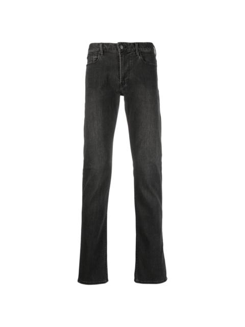 mid-rise skinny jeans