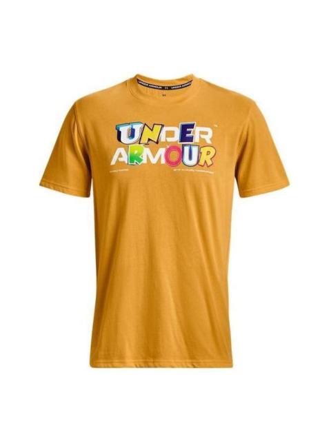Under Armour Under Armour Endorsed Heavyweight T-shirt 'Yellow' 1373999-782