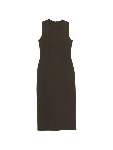 JOSEPH Mille panelled midi dress