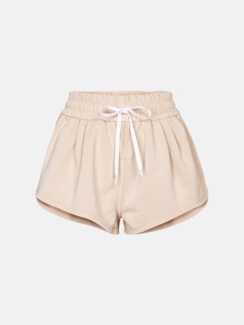 Miu Miu Cotton jersey shorts