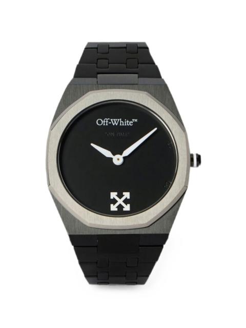 Off-White On Time octagonal 39mm watch