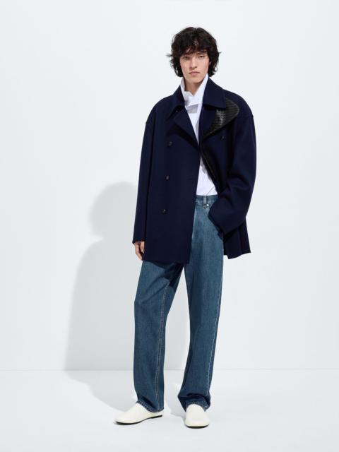 Bottega Veneta Atlantic Blue Wide Leg Jeans