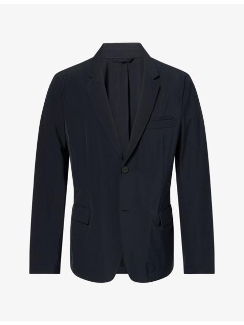 EMPORIO ARMANI Single-Breasted Stretch-Woven Travel Blazer