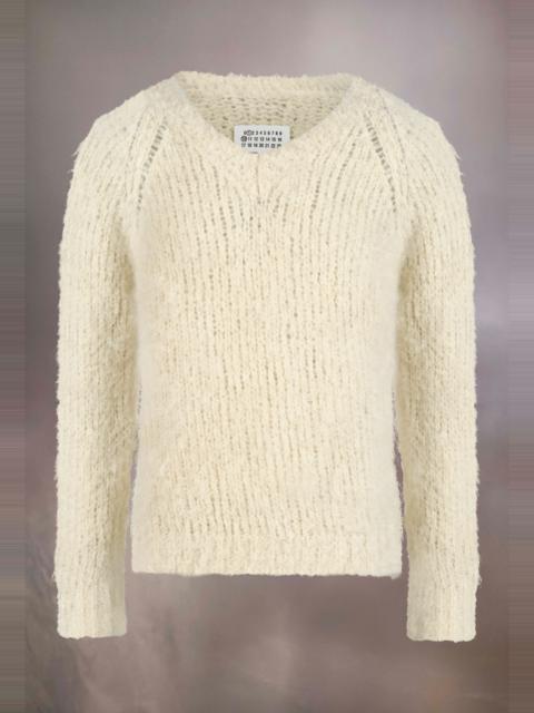 Maison Margiela V-neck knit sweater