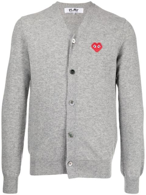 Comme des Garçons PLAY logo-patch wool cardigan