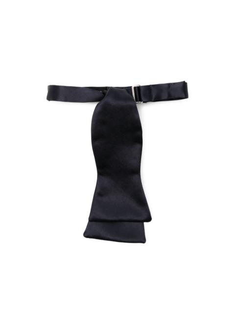 GIORGIO ARMANI satin-finish adjustable bow tie
