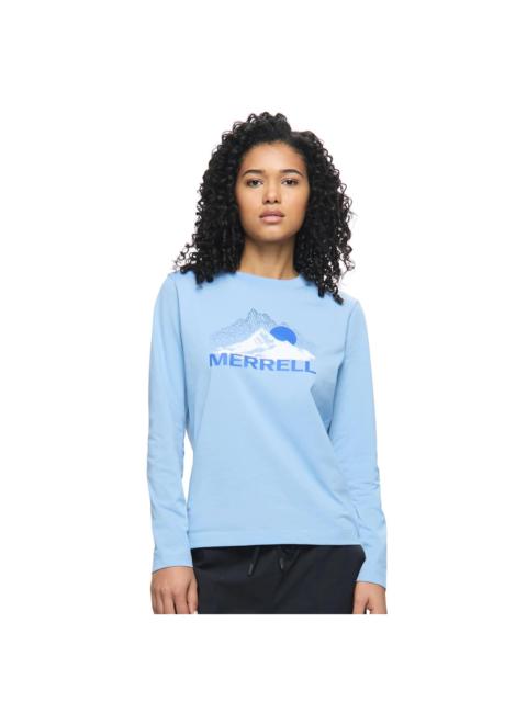 MERRELL Women's Mountain Topography Long Sleeve Tee