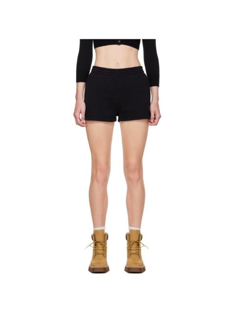 alexanderwang.t 블랙 퍼프 로고 반바지