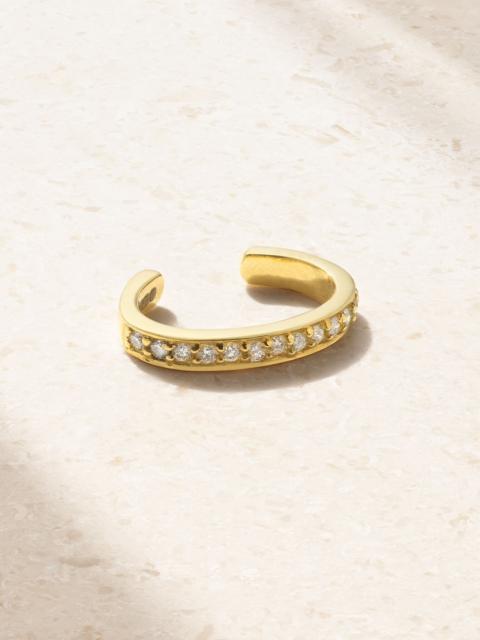 ANITA KO 18-karat gold diamond ear cuff Gold
