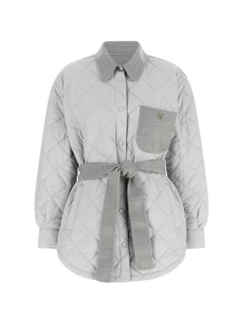 FABIANA FILIPPI quilted belted jacket