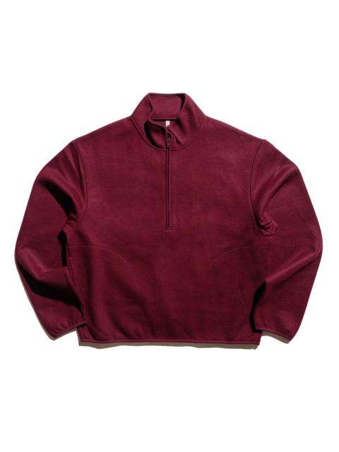 SUNFLOWER Wool Half Zip Burgundy