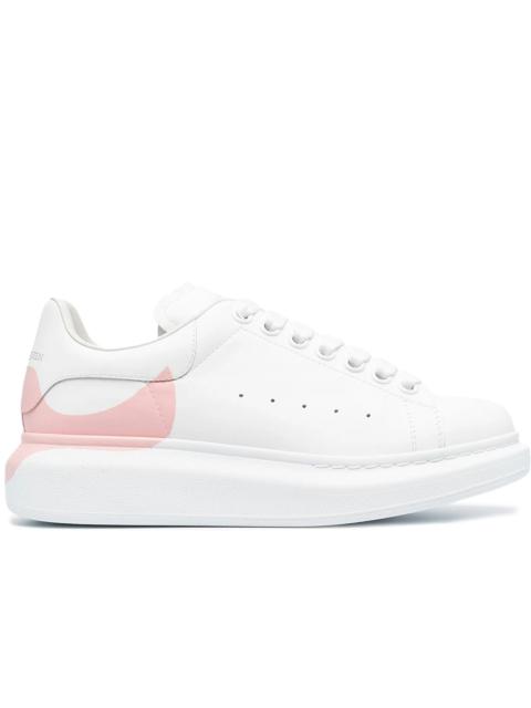 Alexander McQueen Oversized Drop Heel Counter Print White Rose (Women's)