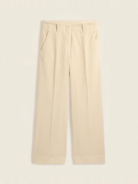 SLOWEAR Wide-fit corduroy trousers