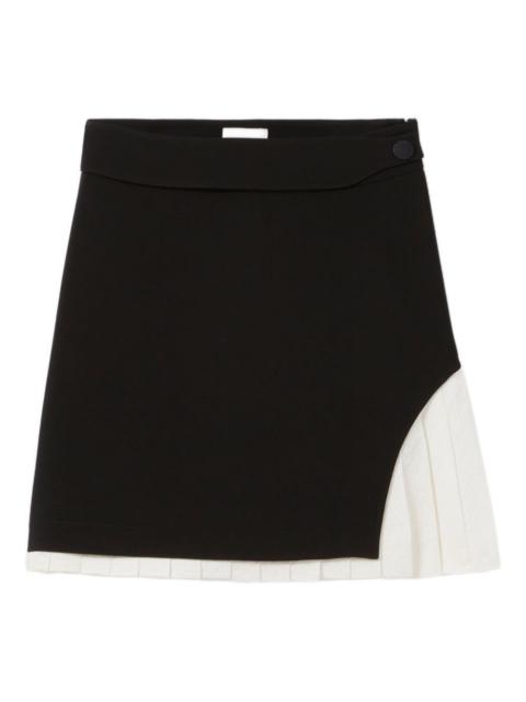 Claudie Pierlot pleated-panel mini skirt