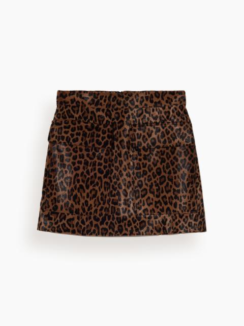 Plan C Skirt in Leopard Print