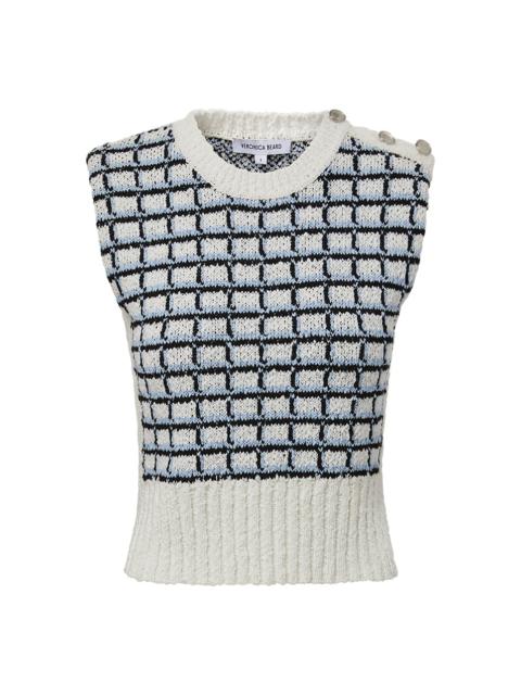 VERONICA BEARD NAZIFE COTTON SWEATER TANK