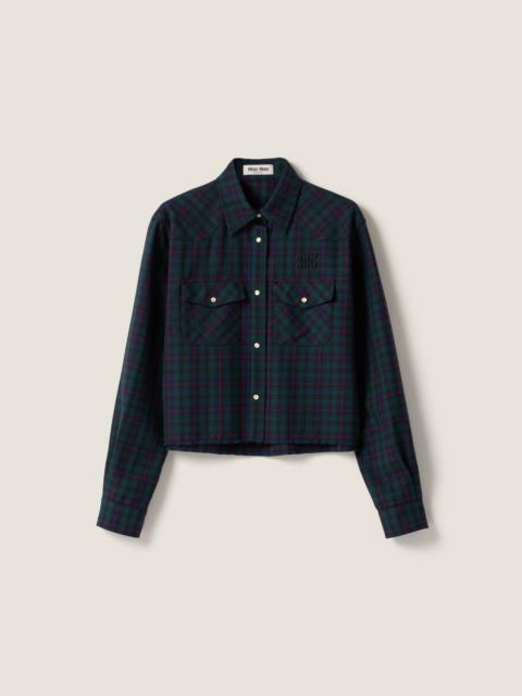 Miu Miu Plaid shirt