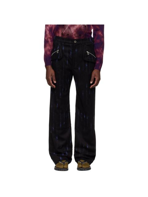 Kiko Kostadinov Black & Blue Komlo Trousers