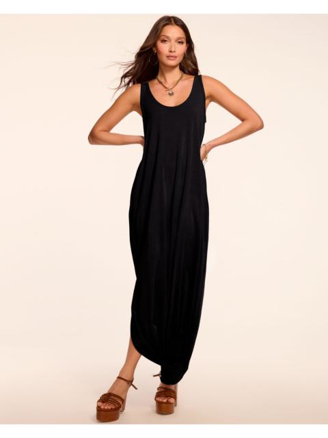 RAMY BROOK Ellison Knit Scoop Neck Midi Dress | BLACK