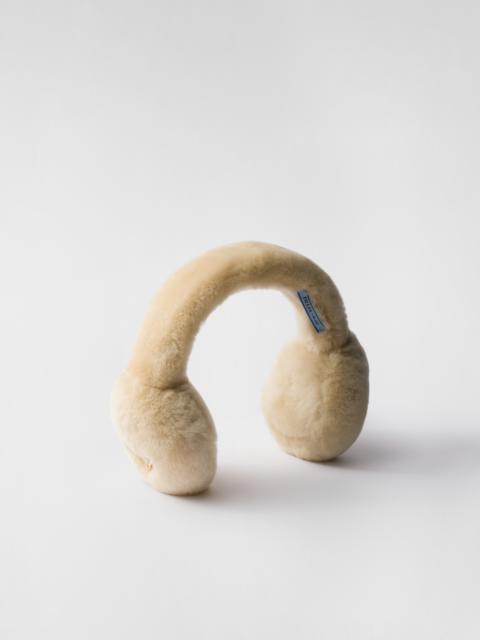Prada Shearling earmuffs