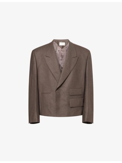 entire studios Book Peak-Lapel Wool Blazer Jacket