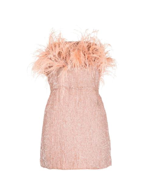 RETROFÊTE Torin sequin-embellished minidress