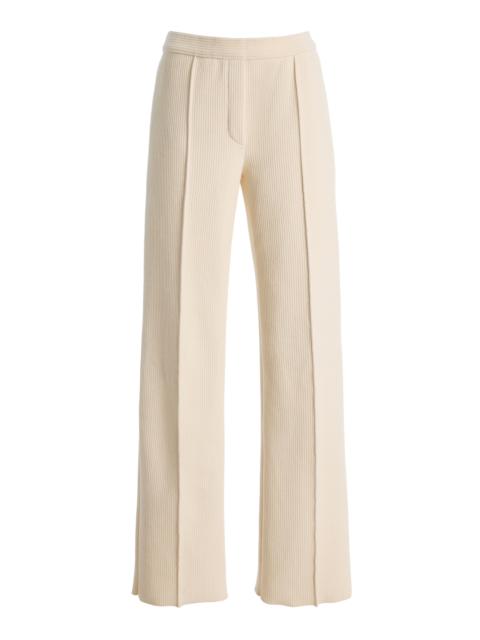 HIGH SPORT Evie Corduroy Straight-Leg Pants
