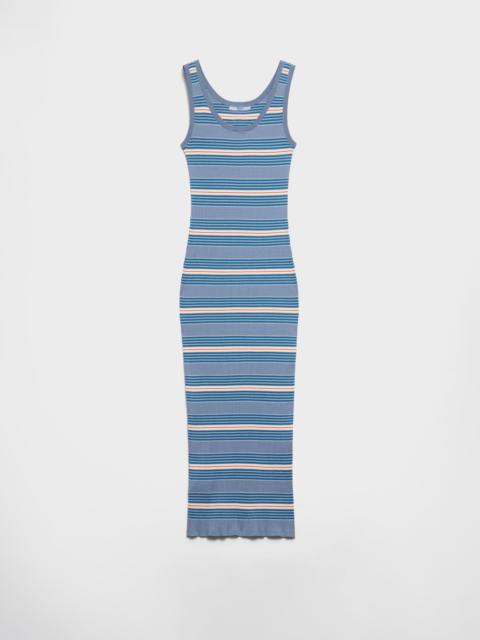 Prada Striped cotton dress